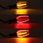 Motorcycle Turn Signal Light DC12V 1W 33LEDs SMD-3528 Lamp Beads (Red Light)