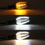 Motorcycle Turn Signal Light DC12V 1W 33LEDs SMD-3528 Lamp Beads (White Light)