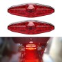 2 PCS KC-WD-NEW-3X Motorcycle LED Brake Light Running Lamp (Red)