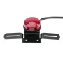 2 PCS Motorcycle Retro Round Brake Light with License Plate Holder