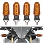 4 PCS MK-200 3LED Highlight Motorcycle Turn Signal Light (Yellow)