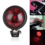 SpeedPark 12V Мотоцикл модифицированный тормозный свет для Harley (Black Red)