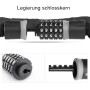 Motorcycles / Bicycle Chain Lock 5 Digit Password Anti-theft Password Lock, Length: 0.9m