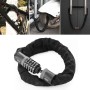 Motorcycles / Bicycle Chain Lock 5 Digit Password Anti-theft Password Lock, Length:1.0m