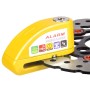 Motorcycles / Bicycle Anti-theft Lock Alarm Disc Brakes Lock with Cable and Bag (Yellow)