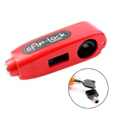 Motorcycles Handle Anti-theft Lock Horn Lock (Red)