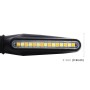 4 PCS DC 12V Motorcycle 15-LED Yellow + Blue Light Marquee-LED Turn Signal Indicator Blinker Light