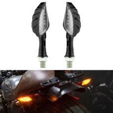 2pcs KC022 Мотоцикл 12LEDS SIGNAL SIGNAL (BLACK)