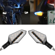 2 PCS DC 12V Motorcycle Daytime Turn Running Light (White Light)