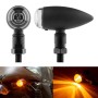 2 PCS KC805 Motorcycle Retro Metal Turn Signal Light (Transparent)