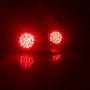 Z008 1 Pair 12V Modified Universal Motorcycle LED Turn Signal, Light Color:Red Light(Electroplating)