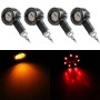 4 PCS DC 12V Motorcycle 13-LED Tail Turn Signal Lamp Indicators Blinker Light, (Yellow + Red Light)