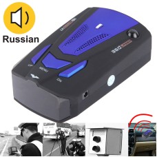 High Performance 360 Degrees Full-Band Scanning Car Speed Testing System / Detector Radar, Built-in Russian Voice Broadcast(Black)