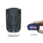 V7 CAR AntyPolice Radar Detector 360 Защитный лазерный обнаружение, встроенная российская и английская голосовая трансляция (черный)