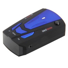 V7 CAR AntyPolice Radar Detector 360 Защитный лазерный обнаружение, встроенная российская и английская голосовая трансляция (темно-синий)