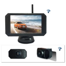WX5310D 5 -дюймовый HD 720p Digital Wireless SET CAR CAMER CAMER для резервной парковки для безопасности, водонепроницаемая IP67, широкий угол обзора: 170 градусов