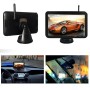 WX7311D 7 inch HD 720P Digital Wireless Set Car Rear View Camera for Security Backup Parking, IP67 Waterproof, Wide Viewing Angle: 170 Degree