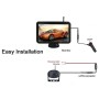 WX7355D 7 inch HD 720P Digital Wireless Set Car Rear View Camera for Security Backup Parking, IP67 Waterproof, Wide Viewing Angle: 170 Degree