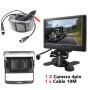 T2027 7 inch HD Night Vision Car Rear View Backup Single Cameras Rearview Monitor
