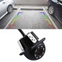 8028 LED 0.3MP Security Backup Parking IP68 Waterproof Rear View Camera, PC7070 Sensor, Support Night Vision, Wide Viewing Angle: 170 Degree(Black)