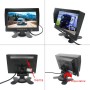 PZ612-2AHD IP67 120 Degree Car AHD 1080P 2 Megapixels 7 inch Front and Rear Double Recording 2 Way Rearview Mirror Monitor, Night Vision Full Color, with Video Function
