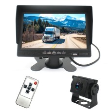 PZ612-AHD IP67 120 Degree Car AHD 1080P 2 Megapixels 7 inch 1-Way Rearview Mirror Monitor, Night Vision Full Color