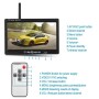 PZ-607-W-2  2 Monitor Security Cameras 2.4GHz Wireless Vehicle, Infrared Night Vision Rear View Camera + 7 inch Monitor for Campers RV Truck Trailer