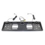 PZ600-L Europe Car License Plate Frame Rear View Camera Visual Rear View Parking System with 2 Reversing Radar Detector