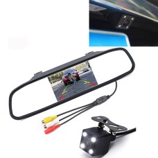 PZ603 CAR Video Monitor HD Авто парковка светодиодные ночные камеры CCD обратный вид заднего вида с 4,3 -дюймовым автомобильным зеркалом заднего вида