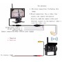 PZ607-W Wireless Vehicle Truck Backup Camera and Monitor Infrared Night Vision Rear View Camera with 7 inch HD Monitor for RV Trailer