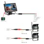 PZ607-W-D4 7.0 inch 2.4GHz Wireless Digital Audio and Video 4 Separate Reversing Car Monitor