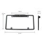 PZ422 America Car License Plate Frame 120 Degree Rear View Camera