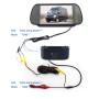 PZ469 Car Waterproof 170 Degree Brake Light View Camera + 7 inch Rearview Monitor for Nissan N200 2010-2017