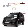 PZ472 Car Waterproof 170 Degree Brake Light View Camera + 7 inch Rearview Monitor for Fiat / Opel