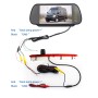 PZ473 Car Waterproof 170 Degree Brake Light View Camera + 7 inch Rearview Monitor for Volkswagen T6 Single Door