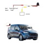 PZ477 Car Waterproof 170 Degree Brake Light View Camera + 7 inch Rearview Monitor for Ford Transit Custom