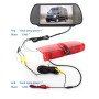 PZ478 Car Waterproof 170 Degree Brake Light View Camera + 7 inch Rearview Monitor for Chevrolet Express Van / CMC Savana Van