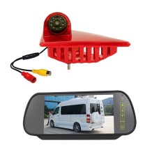 PZ462 Car Waterproof Brake Light View Camera + 7 inch Rearview Monitor for Renault / Nissan / Opel