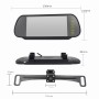 PZ709 437-W 7.0 inch TFT LCD Car External Wireless Rear View Monitor for Car Rearview Parking Video Systems