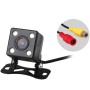 E314 4 LED HD Night Vision Waterproof Auto Car Rear View Camera for Security Backup Parking
