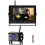 7 Inch Digital Wireless Reversing Image 1080P Video System Truck Monitoring Driving Recorder Single Road+1 Night Video Camera