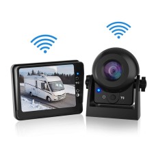 MHCABSR HD Wireless Infrared Night Rear View Car Camera, Specification: Wireless Set(Black)