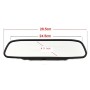 PZ-705 4.3 inch TFT LCD Car Rear View Mirror Monitor for Car Rearview Parking Video Systems