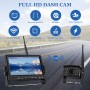 PZ710-W 7 inch Car Digital Wireless Rear-view Split-screen Monitor Four Record