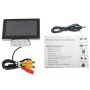 4.3 inch Car Rearview LCD Monitor with Stand, 2 Channels AV Input(Black)
