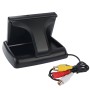 4.3 inch Folding Car Rearview LCD Monitor, 2 Channels AV Input(Black)