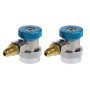 2 PCS Automotive Air Conditioning Fluoride Tools Adjustable Quick Connector