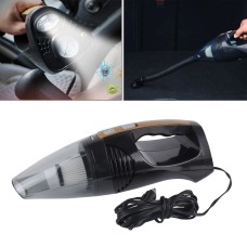 4 in 1 12V 100W Car Wet & Dry Auto Vacuum Cleaner Portable Handheld Vacuum Air Compressor Pressure Gauge with Four Illumination LED Light