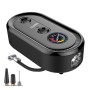 DC12V 120W Portable Mechanical Dial Display Air Pump Tire Inflator Car Tire Pump Inflatable Pump(Black)