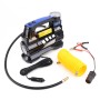 Portable Metal Cylinder Tire Inflator  Air Compressor with Pressure Gauge And Three Nozzle Adapters for Cars Vans Air Mattress Balls, 100-150 PSI 35-55L/min, Voltage DC 12-13.6V, Current: 15A